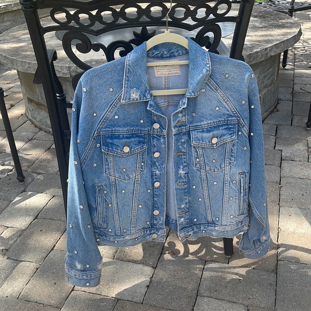 Free People Night After Night Denim Jacket